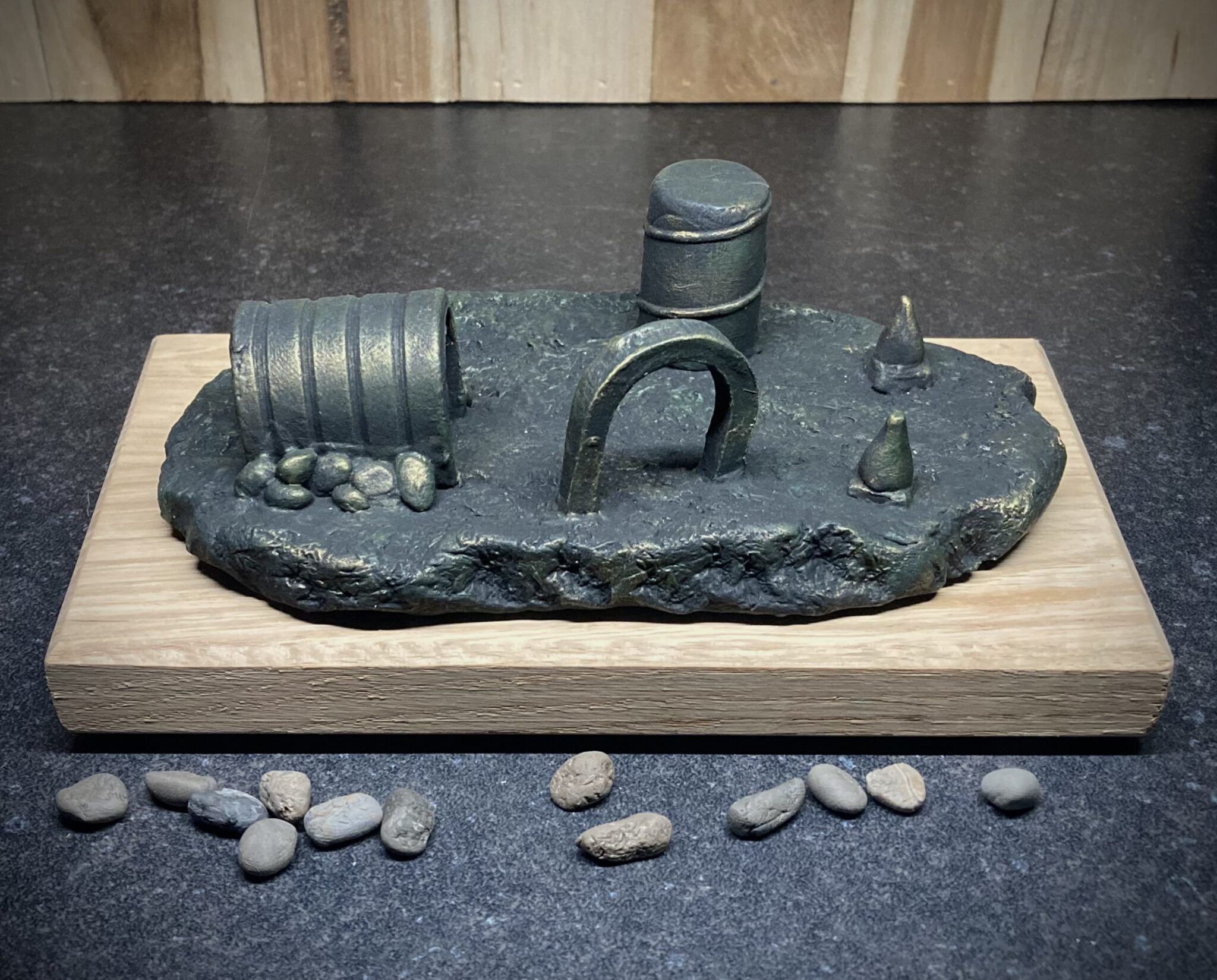 Hooper sculpture tunnel, ton en hoop